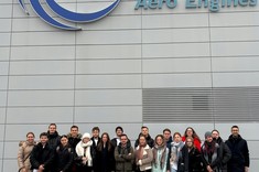 Wizyta studyjna SKNL „LogON” w przedsiębiorstwie MTU Aero Engines Polska