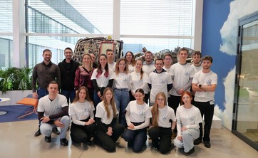 Wizyta studyjna SKNL „LogON” w przedsiębiorstwie MTU Aero Engines Polska